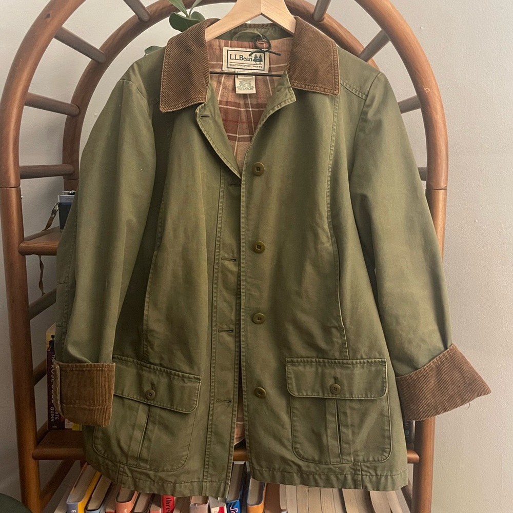 L.L. Bean Women’s Adirondack Flannel-Lined Barn Coat